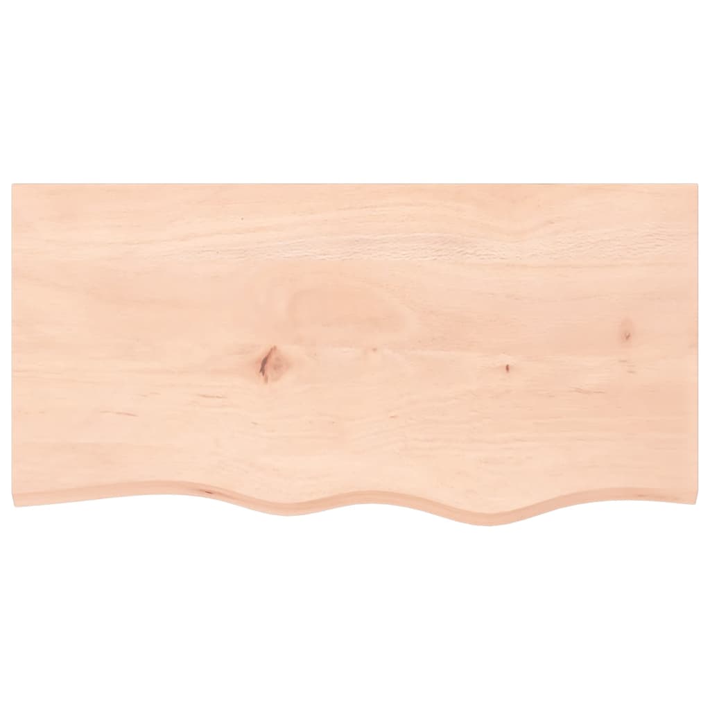 vidaXL Blat de baie, 80x40x(2-6) cm, lemn masiv netratat vidaXL Blat de baie, 80x40x(2-6) cm, lemn masiv netratat