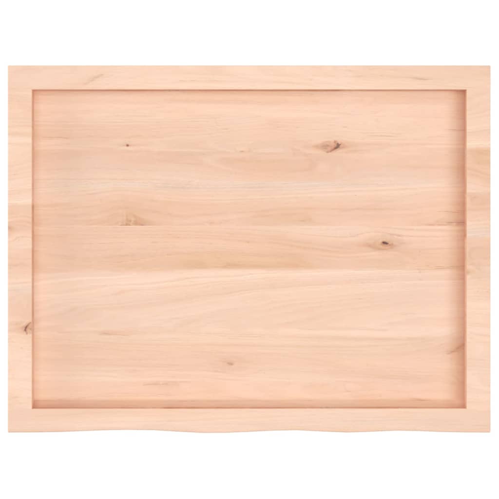 vidaXL Blat de baie, 80x60x(2-6) cm, lemn masiv netratat vidaXL Blat de baie, 80x60x(2-6) cm, lemn masiv netratat