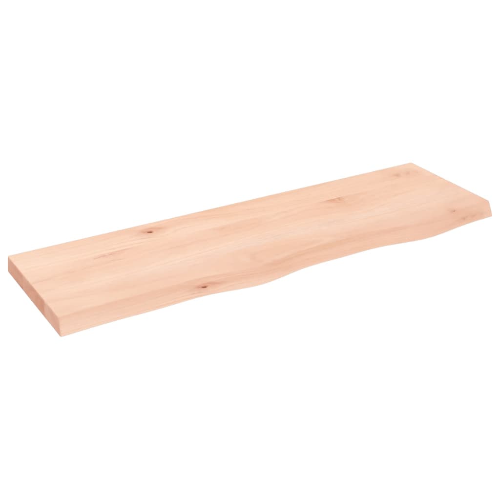 vidaXL Blat de baie, 100x30x(2-4) cm, lemn masiv netratat vidaXL Blat de baie, 100x30x(2-4) cm, lemn masiv netratat