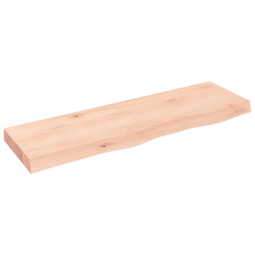 vidaXL Blat de baie, 100x30x(2-6) cm, lemn masiv netratat vidaXL Blat de baie, 100x30x(2-6) cm, lemn masiv netratat