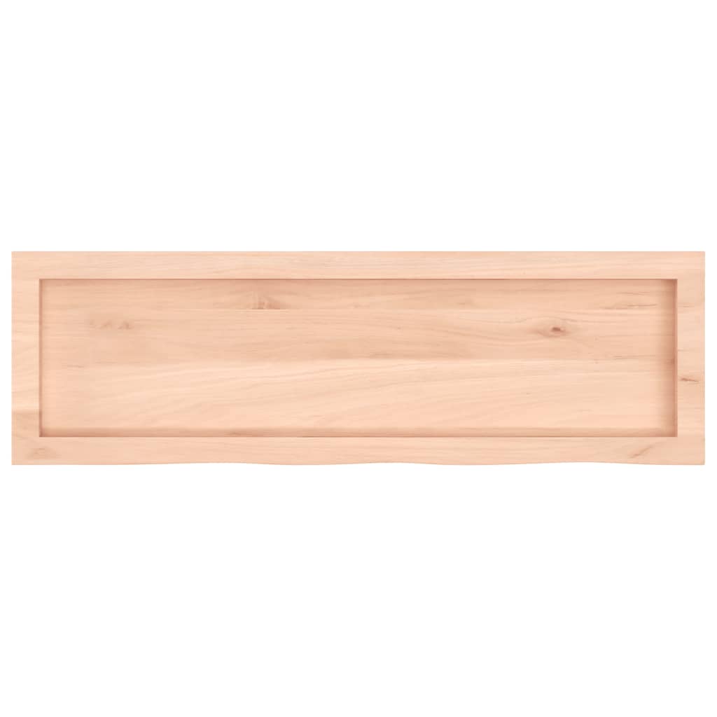 vidaXL Blat de baie, 100x30x(2-6) cm, lemn masiv netratat vidaXL Blat de baie, 100x30x(2-6) cm, lemn masiv netratat