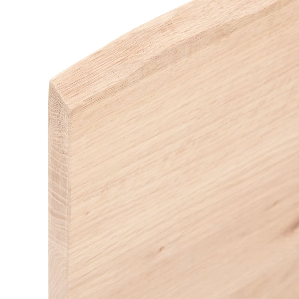 vidaXL Blat de baie, 100x40x2 cm, lemn masiv netratat vidaXL Blat de baie, 100x40x2 cm, lemn masiv netratat