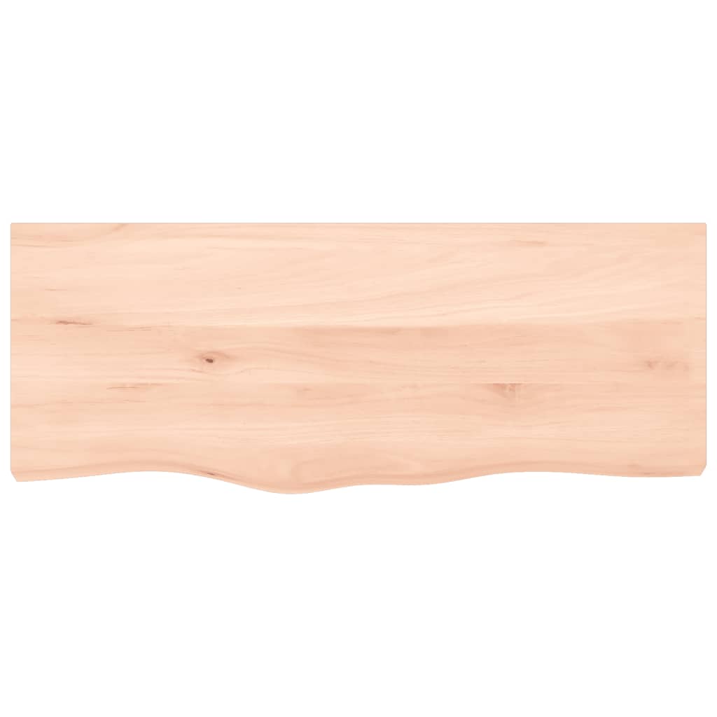 vidaXL Blat de baie, 100x40x(2-4) cm, lemn masiv netratat vidaXL Blat de baie, 100x40x(2-4) cm, lemn masiv netratat