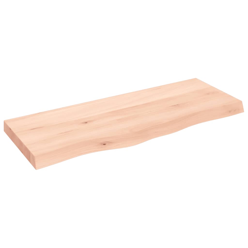 vidaXL Blat de baie, 100x40x(2-6) cm, lemn masiv netratat vidaXL Blat de baie, 100x40x(2-6) cm, lemn masiv netratat