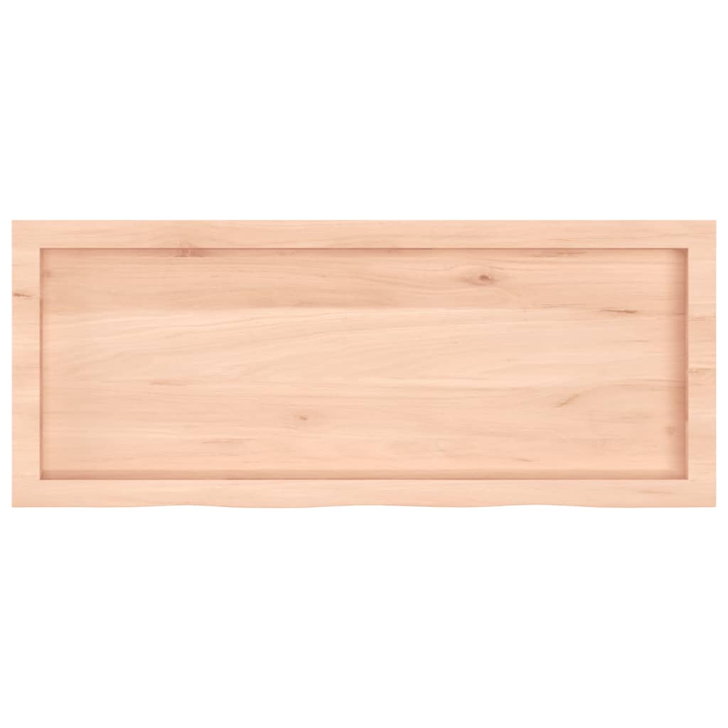 vidaXL Blat de baie, 100x40x(2-6) cm, lemn masiv netratat vidaXL Blat de baie, 100x40x(2-6) cm, lemn masiv netratat