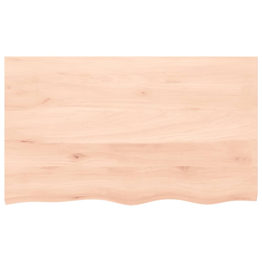 vidaXL Blat de baie, 100x60x(2-4) cm, lemn masiv netratat vidaXL Blat de baie, 100x60x(2-4) cm, lemn masiv netratat