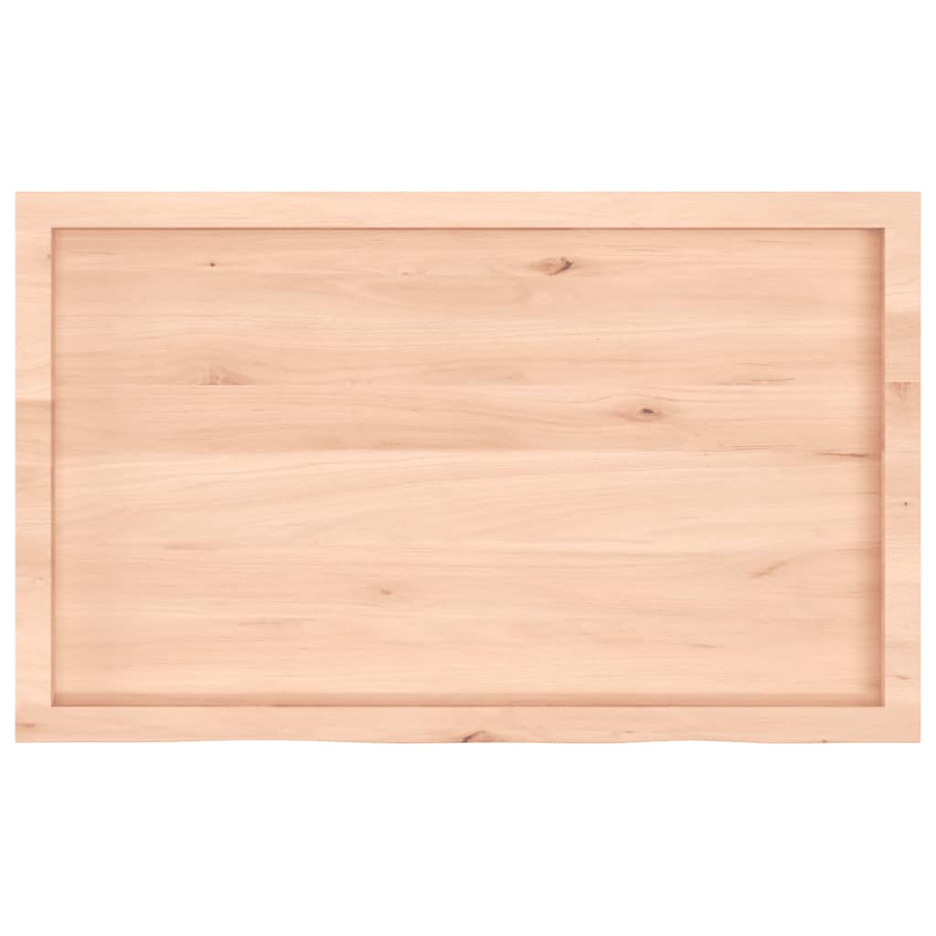 vidaXL Blat de baie, 100x60x(2-4) cm, lemn masiv netratat vidaXL Blat de baie, 100x60x(2-4) cm, lemn masiv netratat