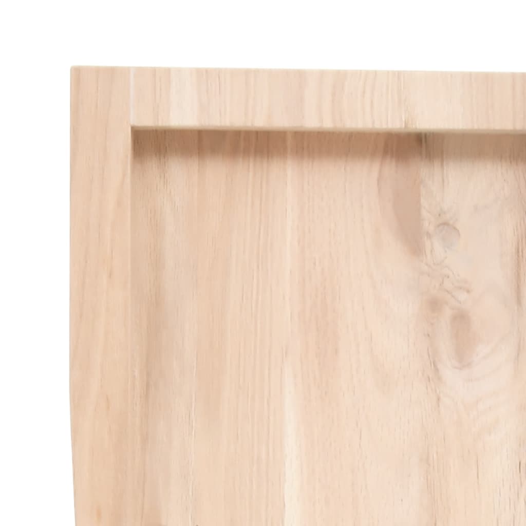 vidaXL Blat de baie, 100x60x(2-4) cm, lemn masiv netratat vidaXL Blat de baie, 100x60x(2-4) cm, lemn masiv netratat