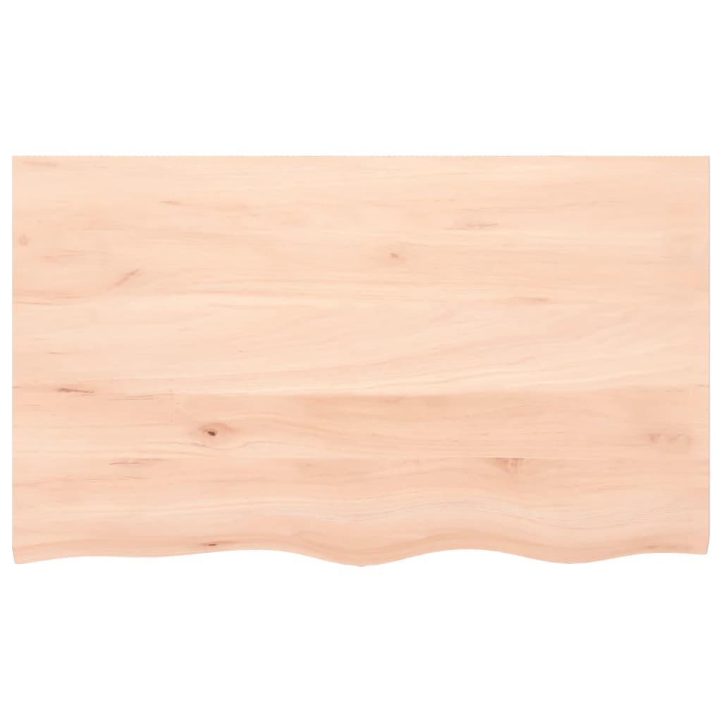 vidaXL Blat de baie, 100x60x(2-6) cm, lemn masiv netratat vidaXL Blat de baie, 100x60x(2-6) cm, lemn masiv netratat
