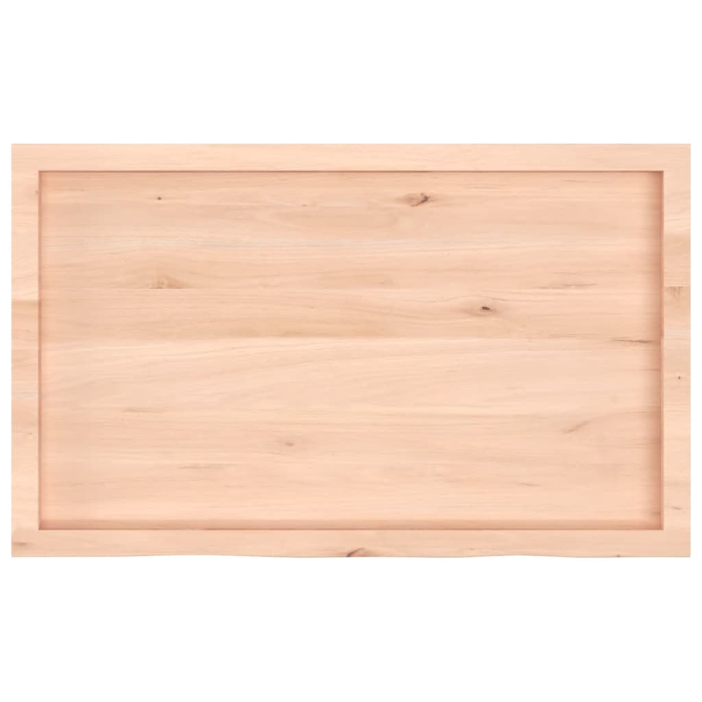 vidaXL Blat de baie, 100x60x(2-6) cm, lemn masiv netratat vidaXL Blat de baie, 100x60x(2-6) cm, lemn masiv netratat