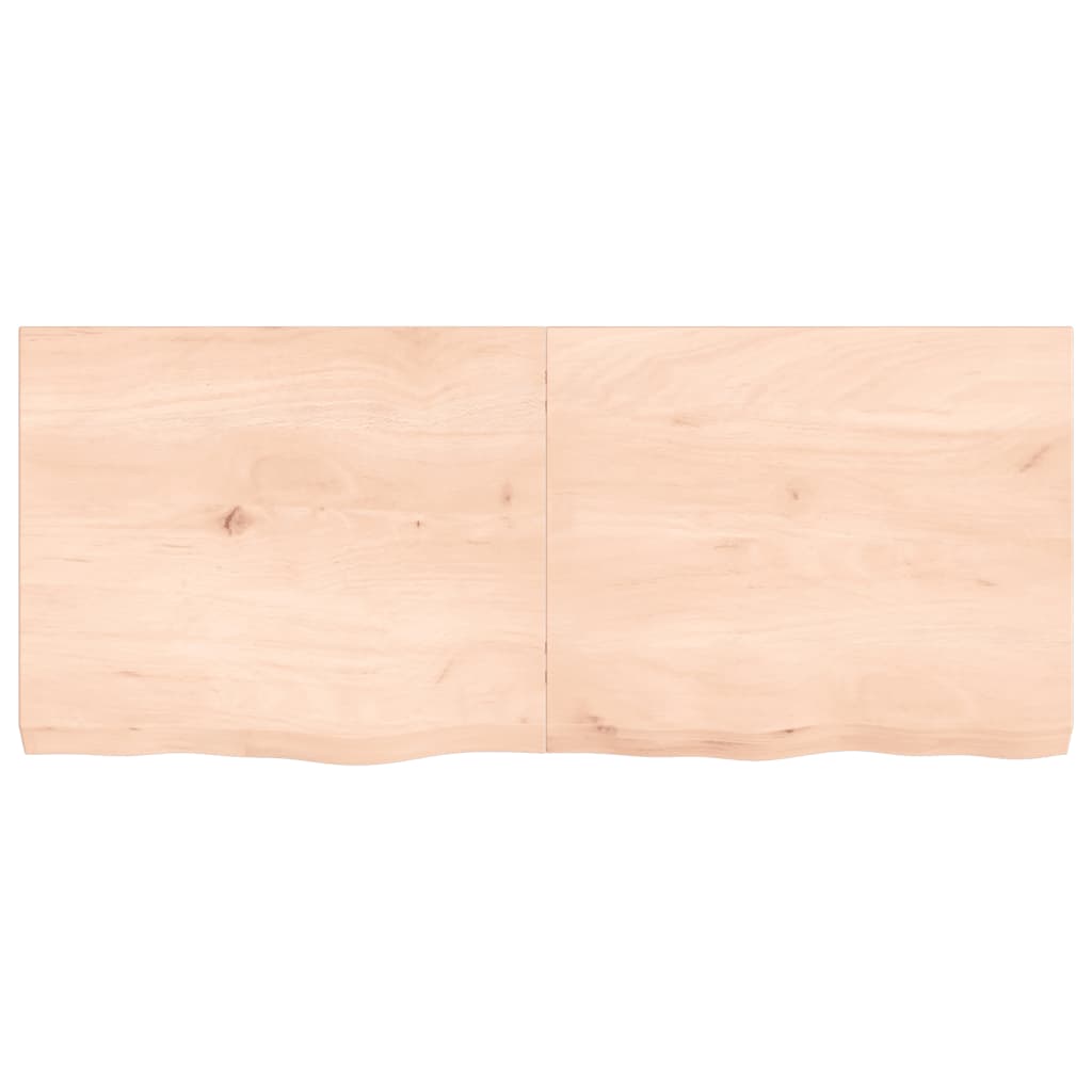 vidaXL Blat de baie, 120x50x(2-6) cm, lemn masiv netratat vidaXL Blat de baie, 120x50x(2-6) cm, lemn masiv netratat