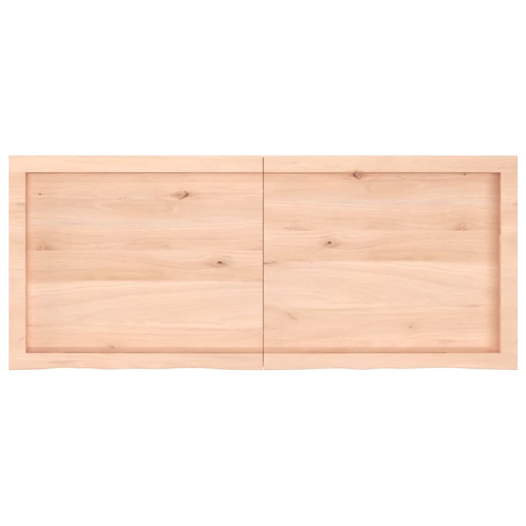 vidaXL Blat de baie, 120x50x(2-6) cm, lemn masiv netratat vidaXL Blat de baie, 120x50x(2-6) cm, lemn masiv netratat
