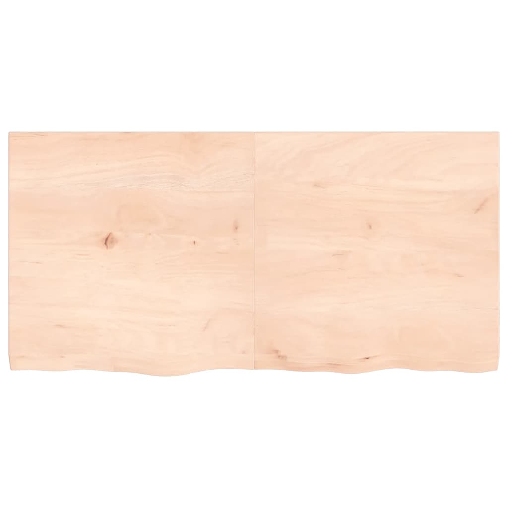 vidaXL Blat de baie, 120x60x(2-4) cm, lemn masiv netratat vidaXL Blat de baie, 120x60x(2-4) cm, lemn masiv netratat