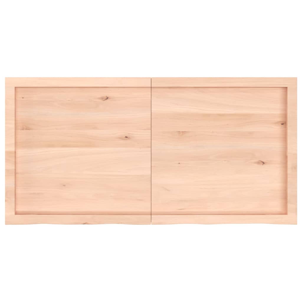 vidaXL Blat de baie, 120x60x(2-4) cm, lemn masiv netratat vidaXL Blat de baie, 120x60x(2-4) cm, lemn masiv netratat
