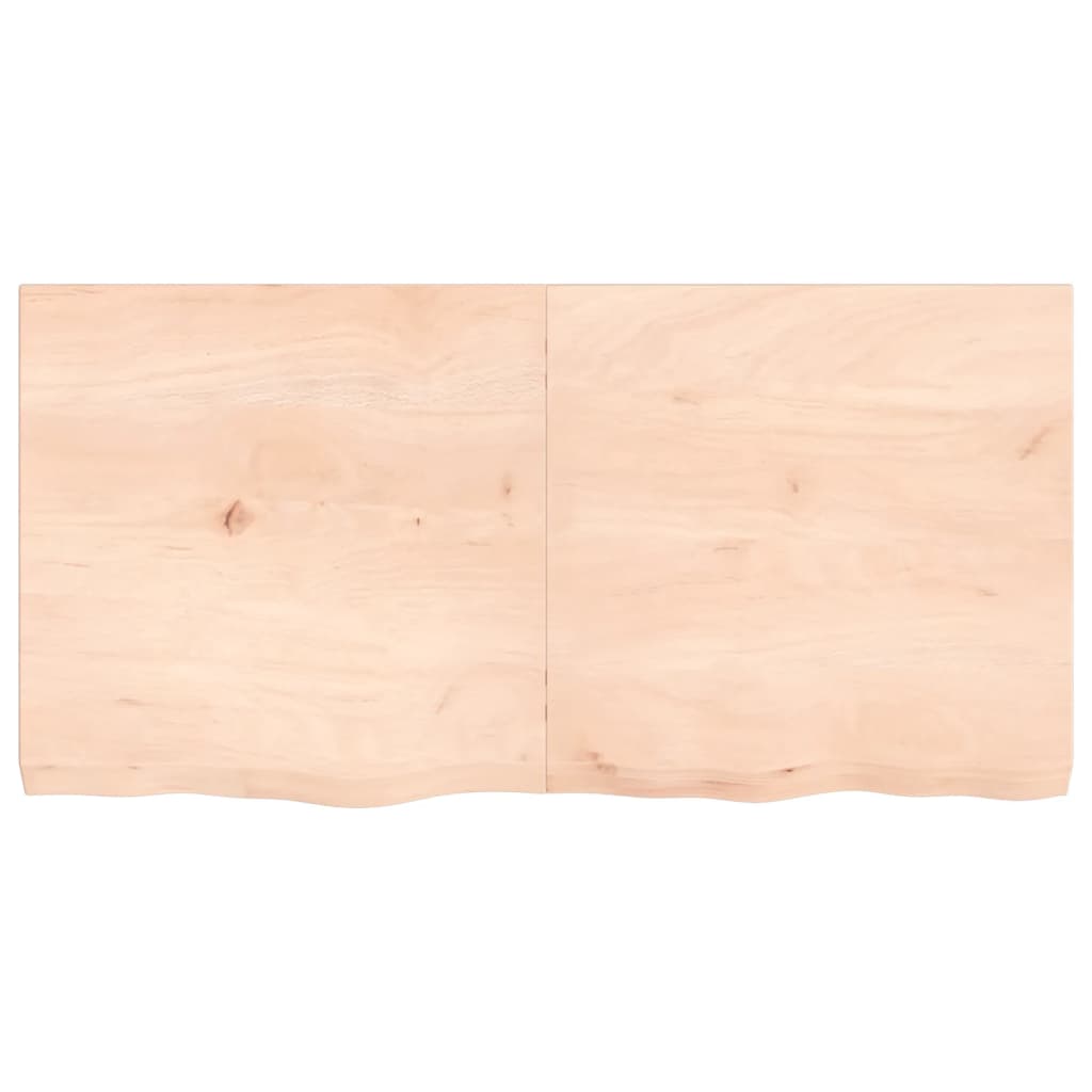 vidaXL Blat de baie, 120x60x(2-6) cm, lemn masiv netratat vidaXL Blat de baie, 120x60x(2-6) cm, lemn masiv netratat