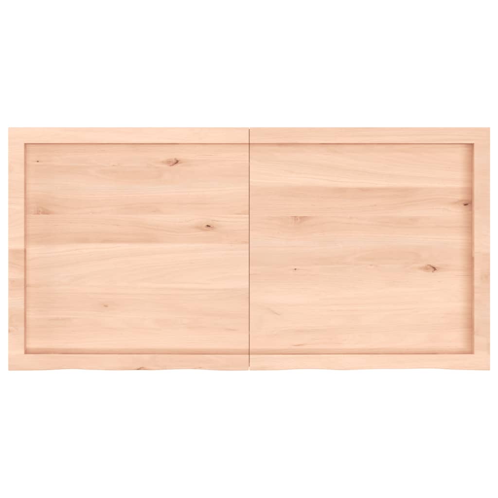 vidaXL Blat de baie, 120x60x(2-6) cm, lemn masiv netratat vidaXL Blat de baie, 120x60x(2-6) cm, lemn masiv netratat
