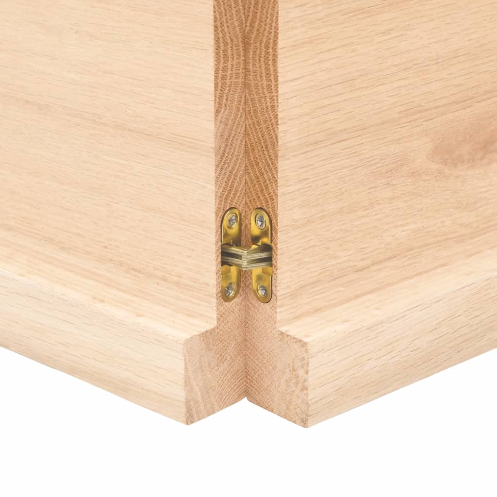 vidaXL Blat de baie, 140x50x(2-4) cm, lemn masiv netratat vidaXL Blat de baie, 140x50x(2-4) cm, lemn masiv netratat