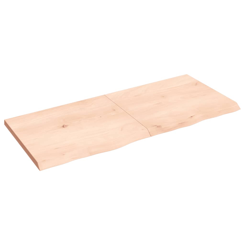 vidaXL Blat de baie, 140x60x(2-4) cm, lemn masiv netratat vidaXL Blat de baie, 140x60x(2-4) cm, lemn masiv netratat