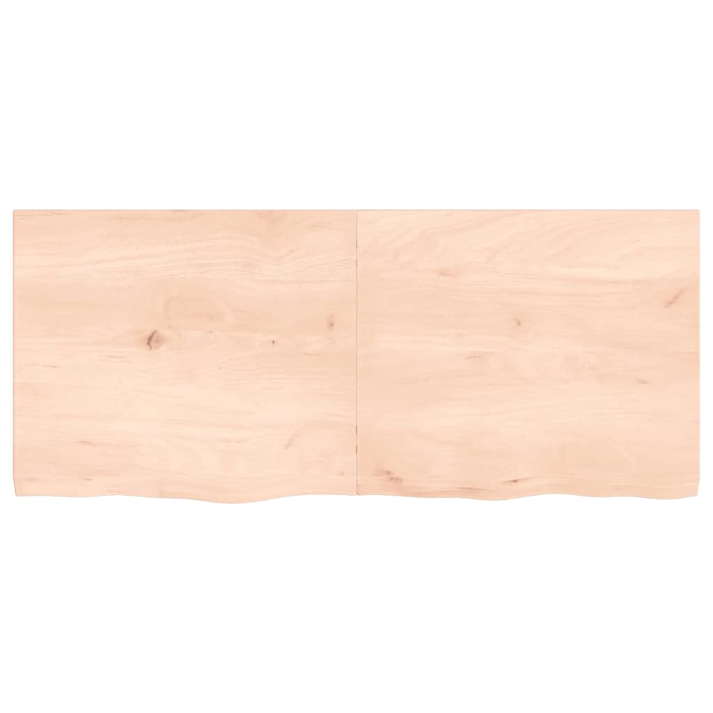 vidaXL Blat de baie, 140x60x(2-4) cm, lemn masiv netratat vidaXL Blat de baie, 140x60x(2-4) cm, lemn masiv netratat