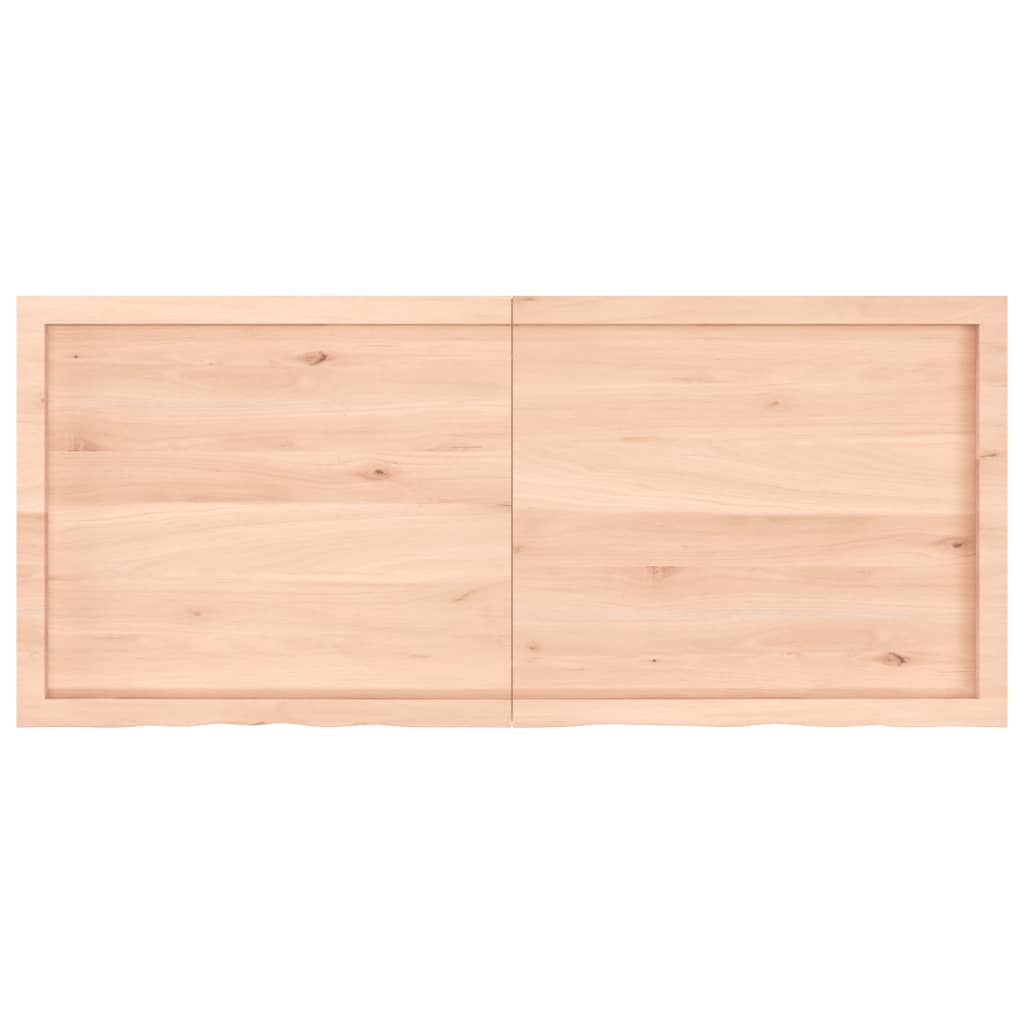 vidaXL Blat de baie, 140x60x(2-4) cm, lemn masiv netratat vidaXL Blat de baie, 140x60x(2-4) cm, lemn masiv netratat