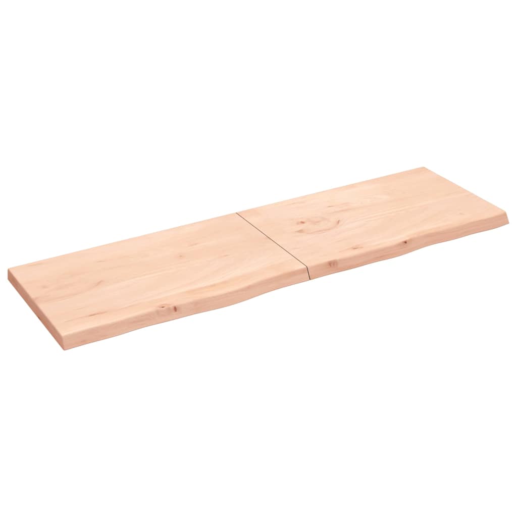 vidaXL Blat de baie, 200x60x(2-6) cm, lemn masiv netratat vidaXL Blat de baie, 200x60x(2-6) cm, lemn masiv netratat