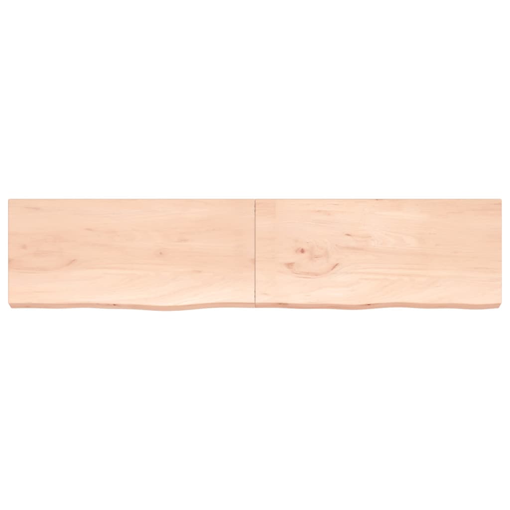 vidaXL Blat de baie, 220x50x(2-6) cm, lemn masiv netratat vidaXL Blat de baie, 220x50x(2-6) cm, lemn masiv netratat