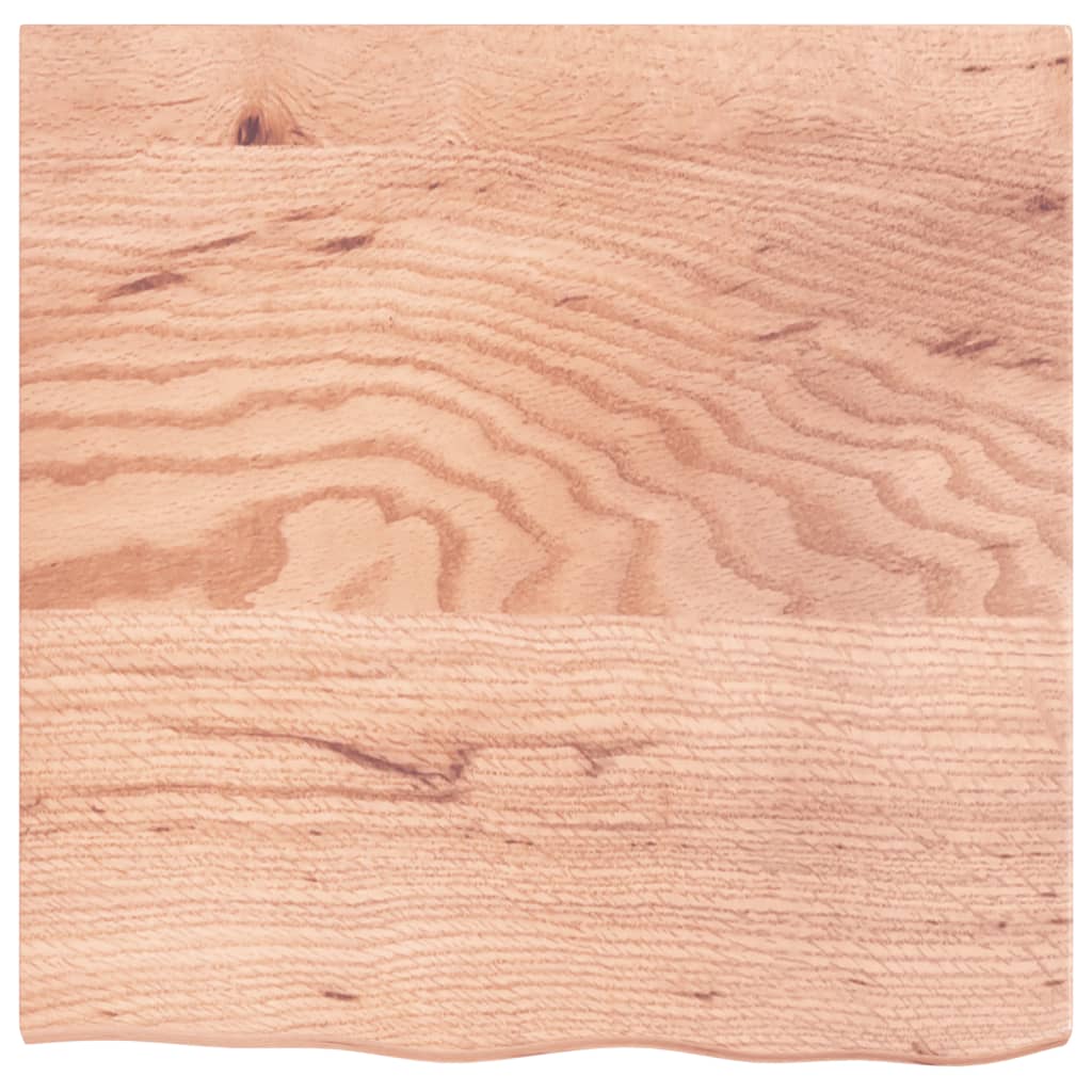 vidaXL Blat de baie, maro deschis, 60x60x2 cm, lemn masiv tratat vidaXL Blat de baie, maro deschis, 60x60x2 cm, lemn masiv tratat