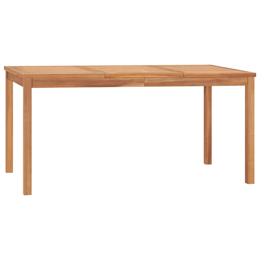 vidaXL Masă de grădină, 160 x 80 x 77 cm, lemn masiv de tec vidaXL Masă de grădină, 160 x 80 x 77 cm, lemn masiv de tec
