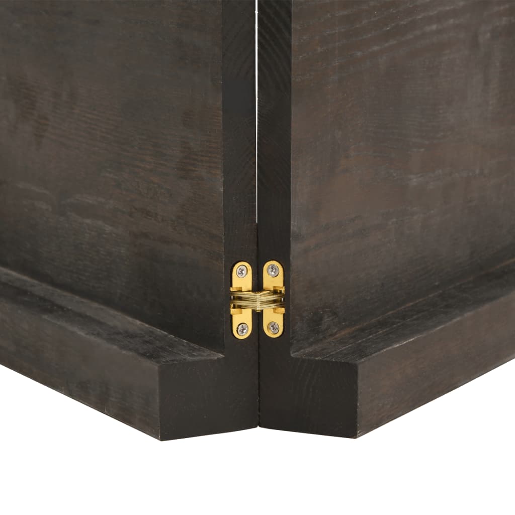 vidaXL Blat de baie, maro închis, 120x60x(2-6) cm, lemn masiv tratat vidaXL Blat de baie, maro închis, 120x60x(2-6) cm, lemn masiv tratat