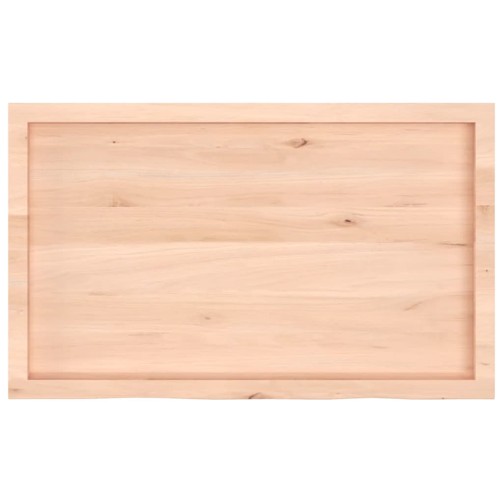 vidaXL Blat de masă, 100x60x(2-6) cm, lemn masiv de stejar netratat vidaXL Blat de masă, 100x60x(2-6) cm, lemn masiv de stejar netratat