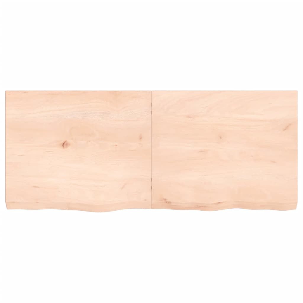 vidaXL Blat de masă, 120x50x(2-6) cm, lemn masiv de stejar netratat vidaXL Blat de masă, 120x50x(2-6) cm, lemn masiv de stejar netratat