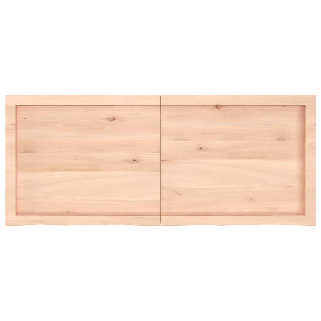 vidaXL Blat de masă, 120x50x(2-6) cm, lemn masiv de stejar netratat vidaXL Blat de masă, 120x50x(2-6) cm, lemn masiv de stejar netratat