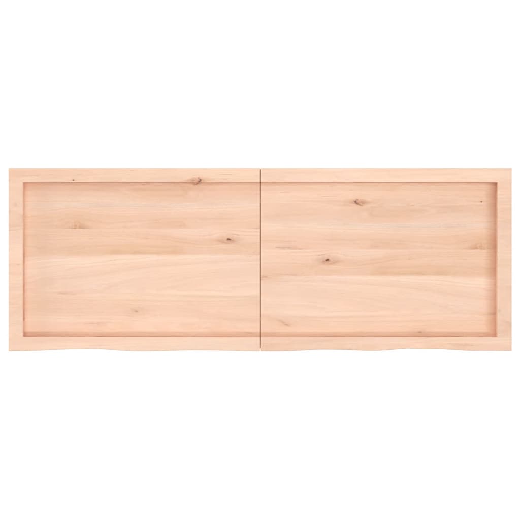vidaXL Blat de masă, 140x50x(2-6) cm, lemn masiv de stejar netratat vidaXL Blat de masă, 140x50x(2-6) cm, lemn masiv de stejar netratat
