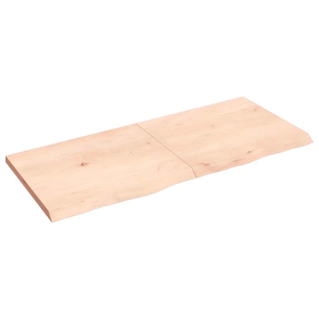 vidaXL Blat de masă, 140x60x(2-4) cm, lemn masiv de stejar netratat vidaXL Blat de masă, 140x60x(2-4) cm, lemn masiv de stejar netratat