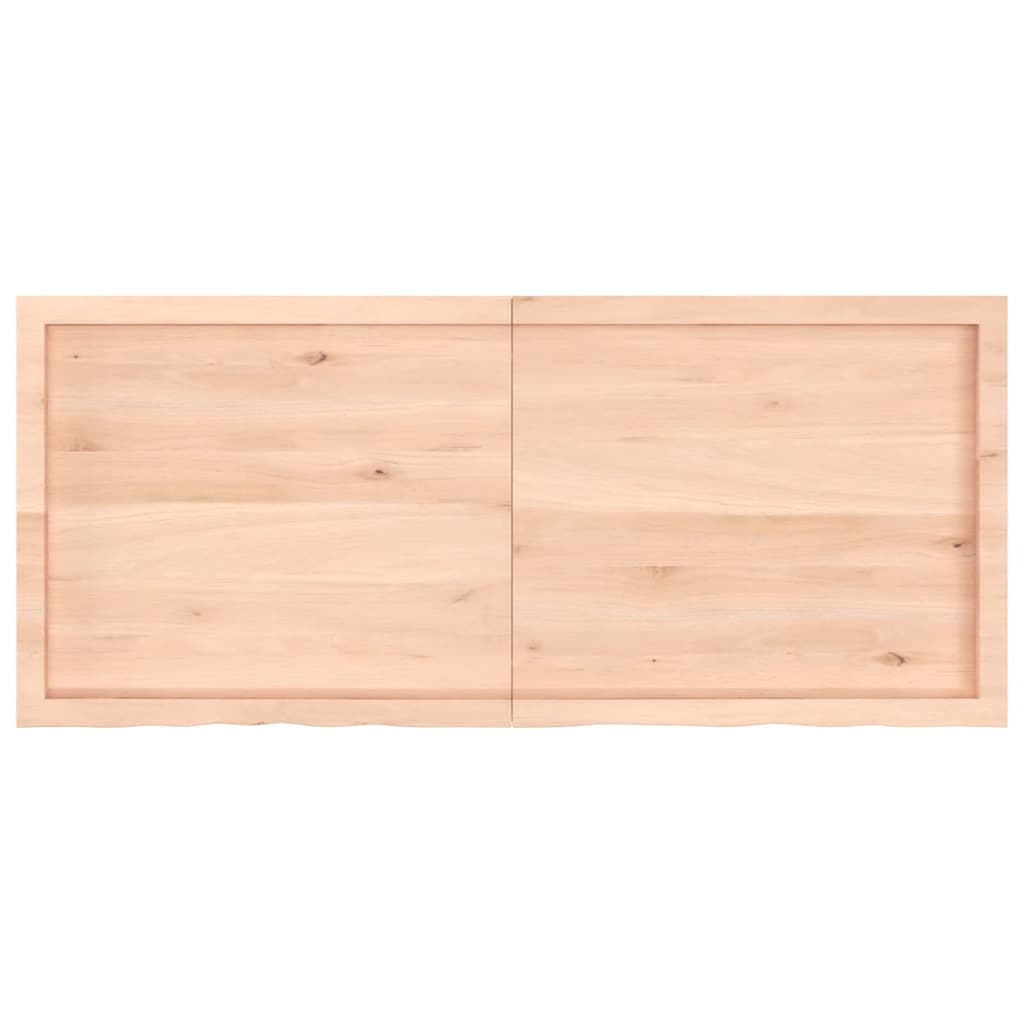 vidaXL Blat de masă, 140x60x(2-6) cm, lemn masiv de stejar netratat vidaXL Blat de masă, 140x60x(2-6) cm, lemn masiv de stejar netratat