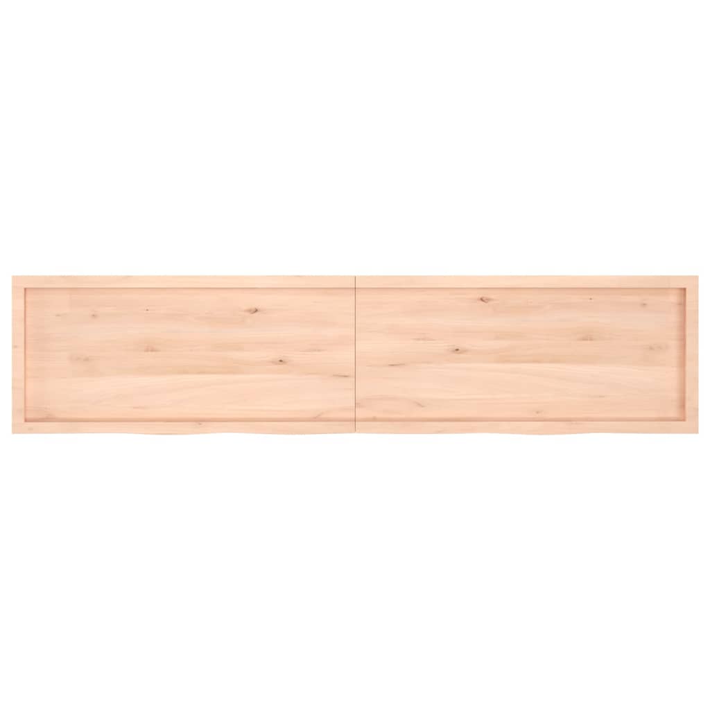 vidaXL Blat de masă, 220x50x(2-6) cm, lemn masiv de stejar netratat vidaXL Blat de masă, 220x50x(2-6) cm, lemn masiv de stejar netratat