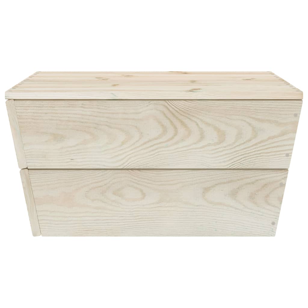 vidaXL Set mobilier de grădină, 2 piese, lemn de molid tratat vidaXL Set mobilier de grădină, 2 piese, lemn de molid tratat