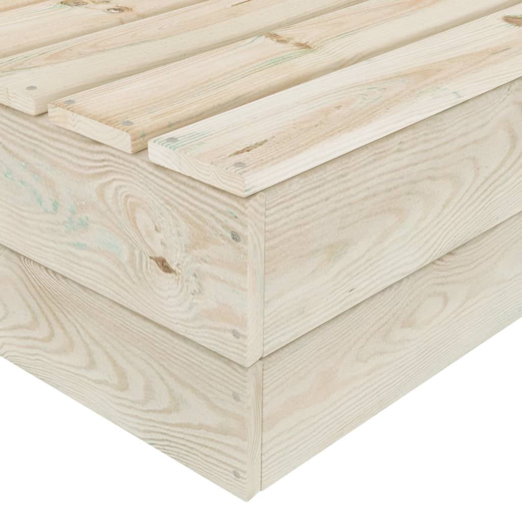 vidaXL Set mobilier de grădină, 2 piese, lemn de molid tratat vidaXL Set mobilier de grădină, 2 piese, lemn de molid tratat