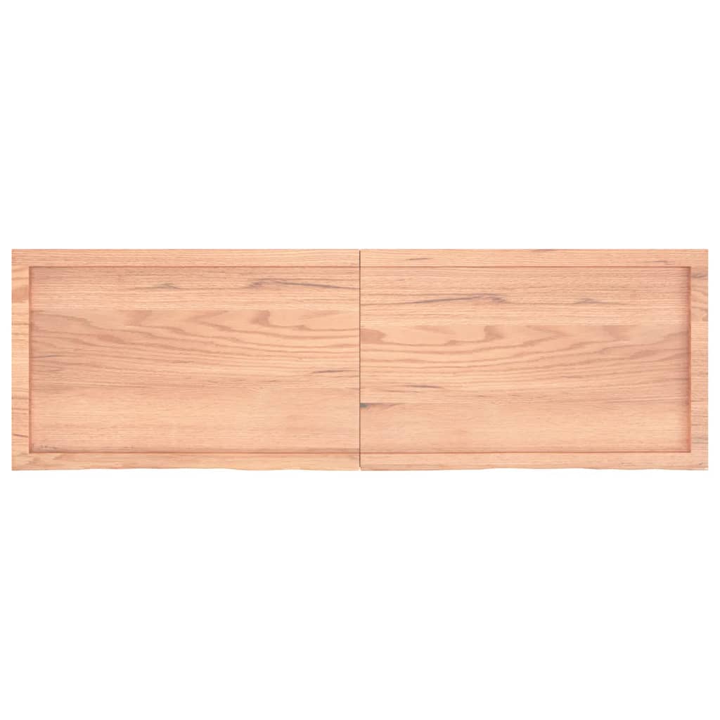 vidaXL Blat de masă maro 160x50x(2-4) cm, lemn masiv stejar tratat vidaXL Blat de masă maro 160x50x(2-4) cm, lemn masiv stejar tratat