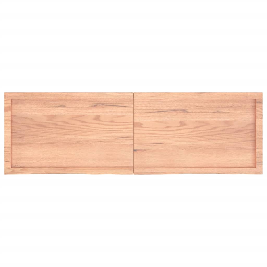 vidaXL Blat de masă maro 160x50x(2-6) cm, lemn masiv stejar tratat vidaXL Blat de masă maro 160x50x(2-6) cm, lemn masiv stejar tratat