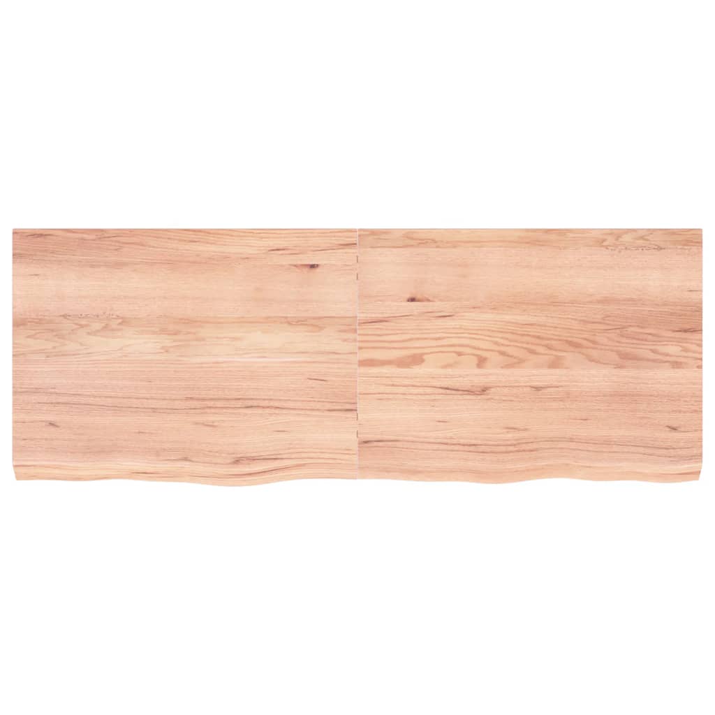 vidaXL Blat de masă maro 160x60x(2-6) cm, lemn masiv stejar tratat vidaXL Blat de masă maro 160x60x(2-6) cm, lemn masiv stejar tratat