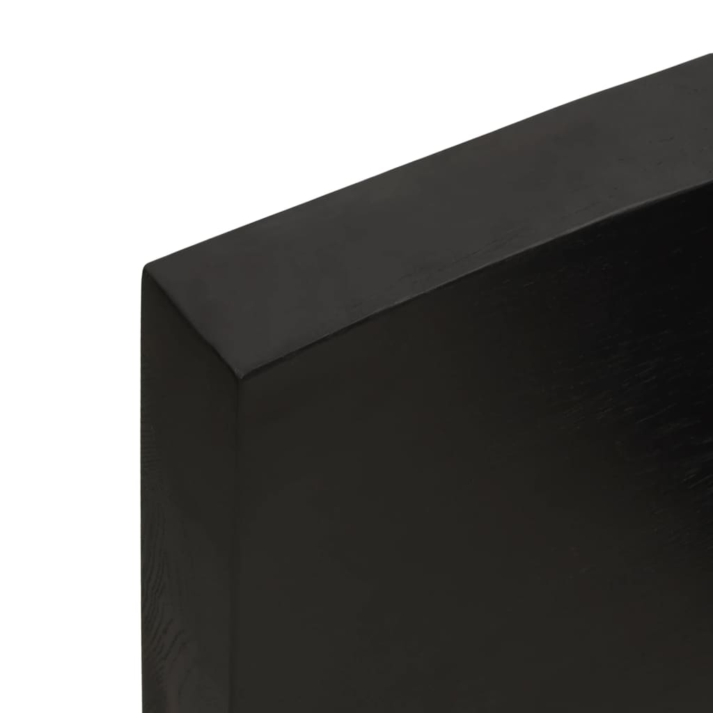 vidaXL Blat de masă maro 60x60x(2-6) cm, lemn masiv stejar tratat vidaXL Blat de masă maro 60x60x(2-6) cm, lemn masiv stejar tratat