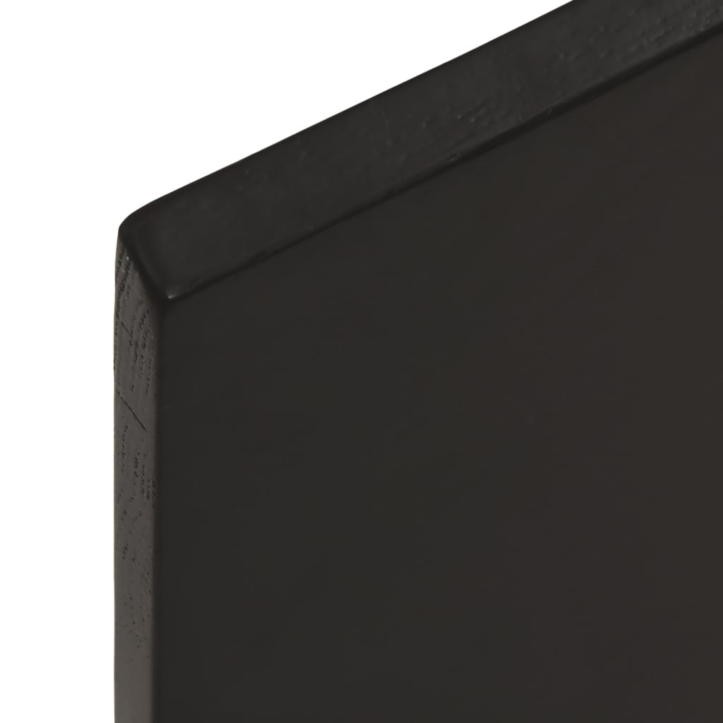 vidaXL Blat de masă maro închis 100x50x2cm lemn masiv de stejar tratat vidaXL Blat de masă maro închis 100x50x2cm lemn masiv de stejar tratat