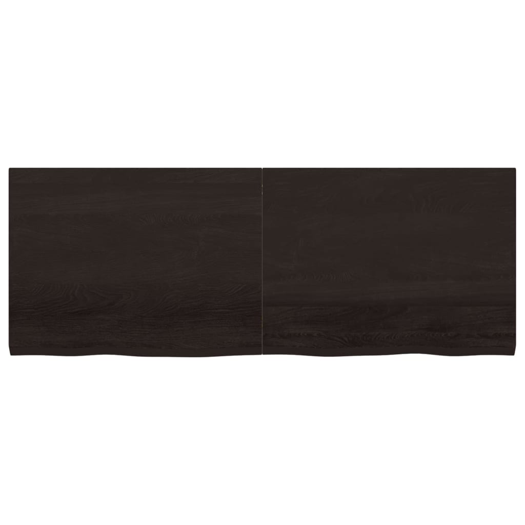 vidaXL Blat de masă maro 160x60x(2-4) cm, lemn masiv stejar tratat vidaXL Blat de masă maro 160x60x(2-4) cm, lemn masiv stejar tratat