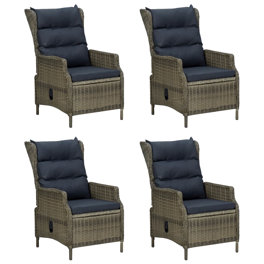 vidaXL Set mobilier de grădină, 5 piese, maro, poliratan vidaXL Set mobilier de grădină, 5 piese, maro, poliratan