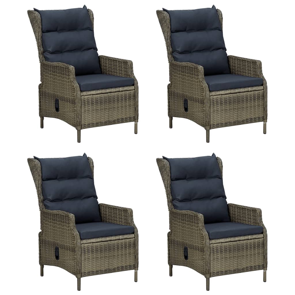 vidaXL Set mobilier de grădină, 5 piese, maro, poliratan vidaXL Set mobilier de grădină, 5 piese, maro, poliratan