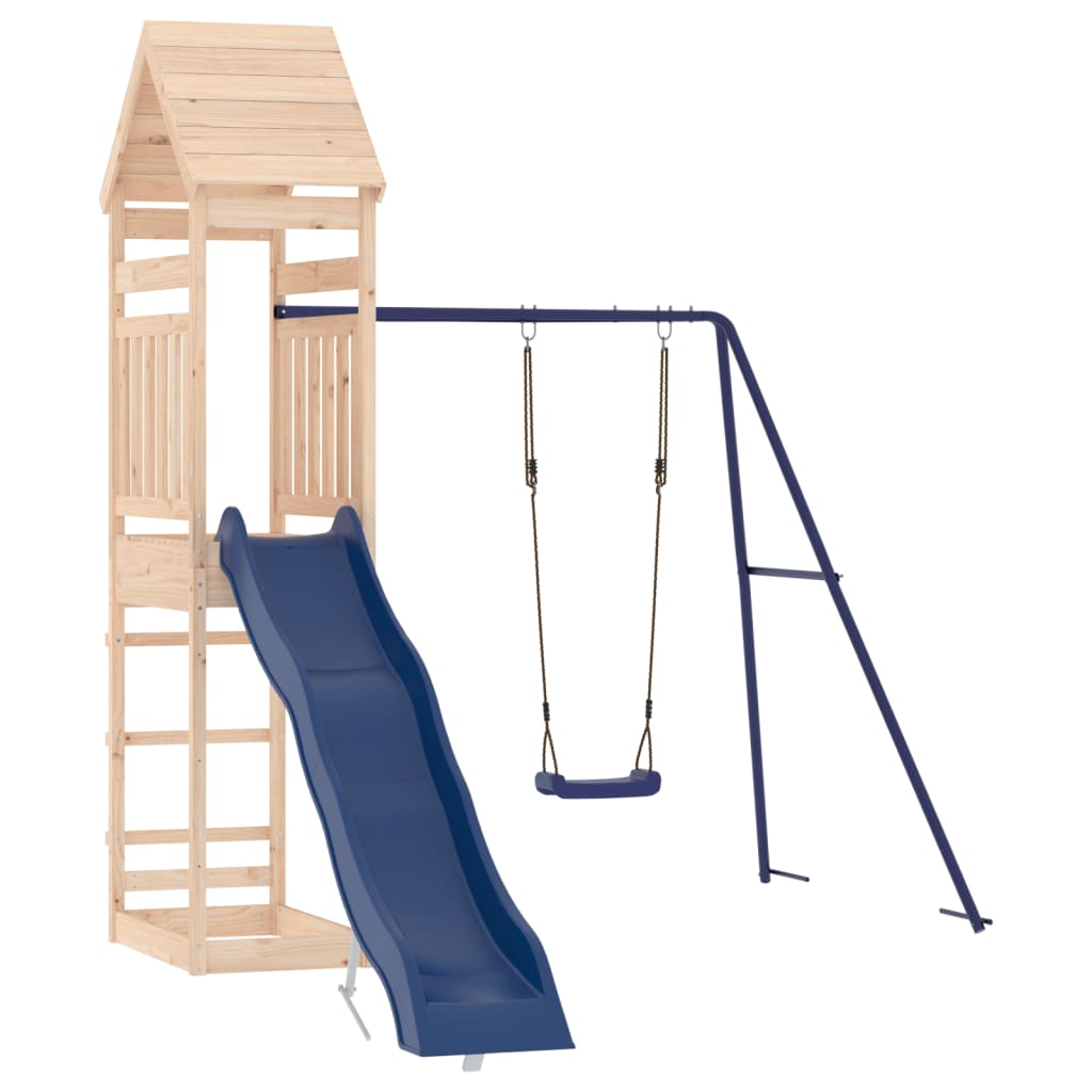 vidaXL Set de joacă pentru exterior, lemn masiv de pin vidaXL Set de joacă pentru exterior, lemn masiv de pin