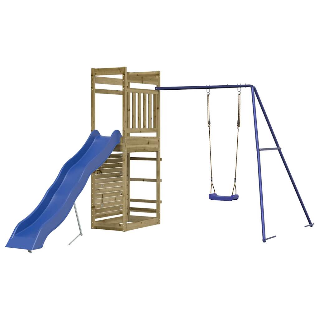 vidaXL Set de joacă pentru exterior, lemn de pin impregnat vidaXL Set de joacă pentru exterior, lemn de pin impregnat