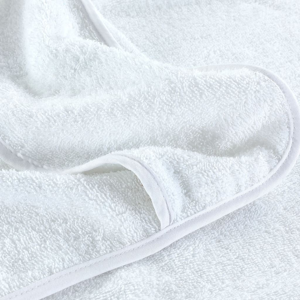vidaXL Prosoape de plajă, 4 buc., alb, 60x135 cm, textil 400 GSM vidaXL Prosoape de plajă, 4 buc., alb, 60x135 cm, textil 400 GSM