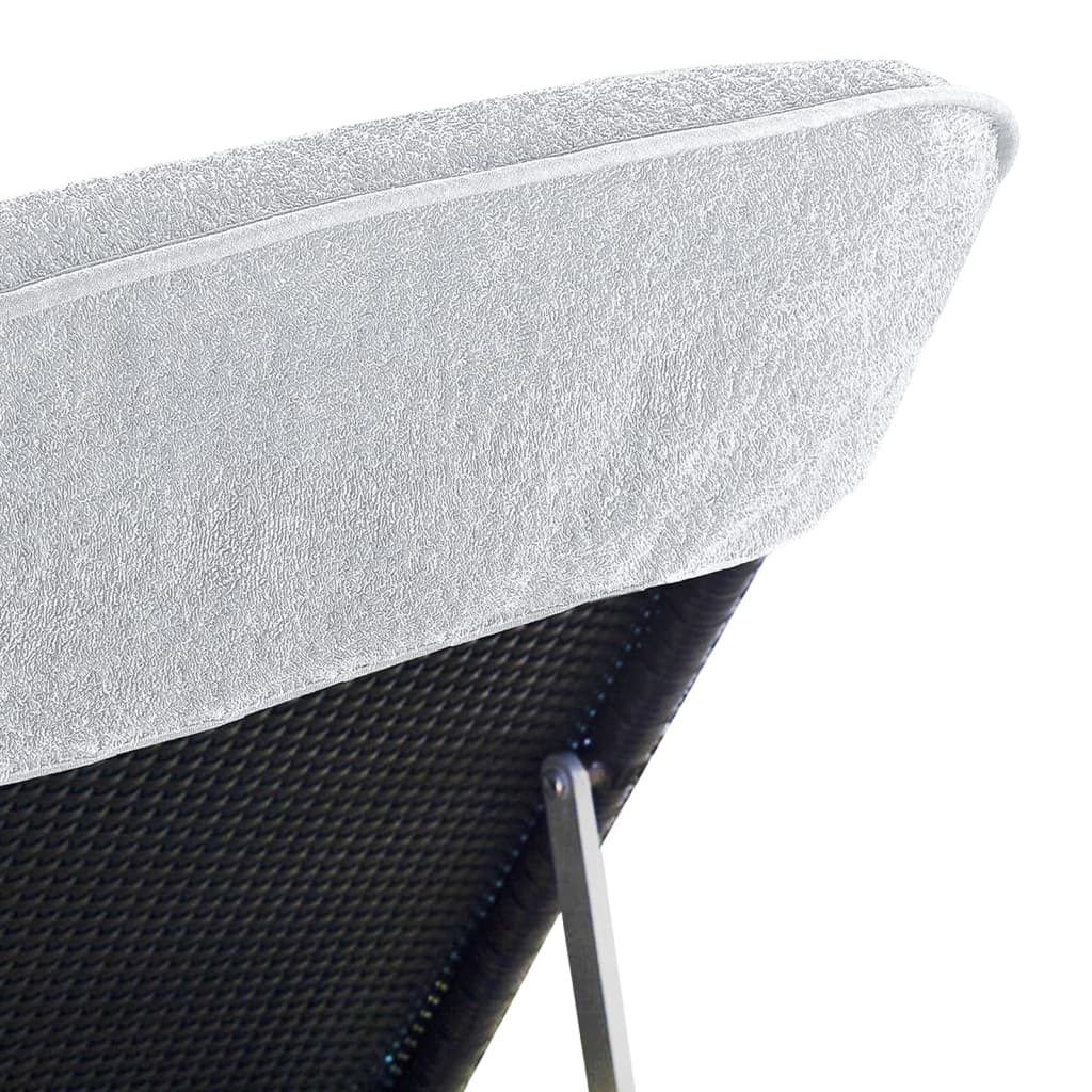 vidaXL Prosoape de plajă, 6 buc., alb, 60x135 cm, textil 400 GSM vidaXL Prosoape de plajă, 6 buc., alb, 60x135 cm, textil 400 GSM